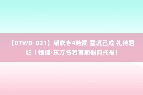 【BTWD-021】潮吹き4時間 墅境已成 礼待君归丨恒信·东方名著首期提前托福！